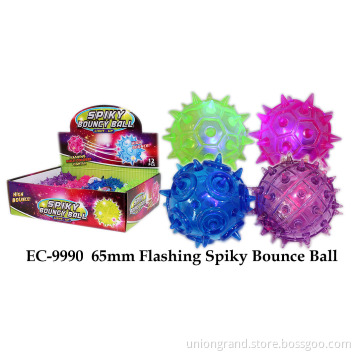 65mm Flashing Spiky Bounce Ball